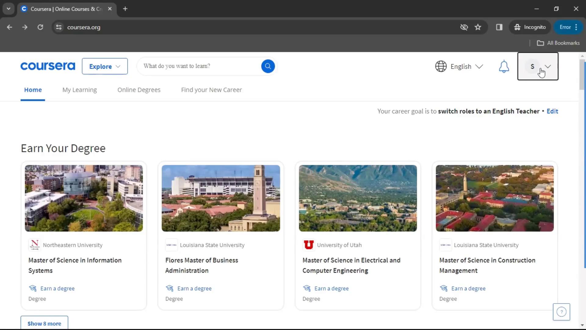 Updating your profile on Coursera video thumbnail