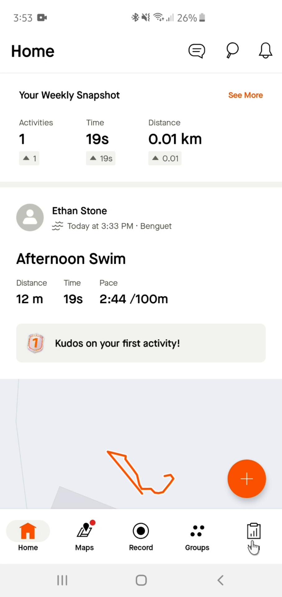 Settings on Strava video thumbnail