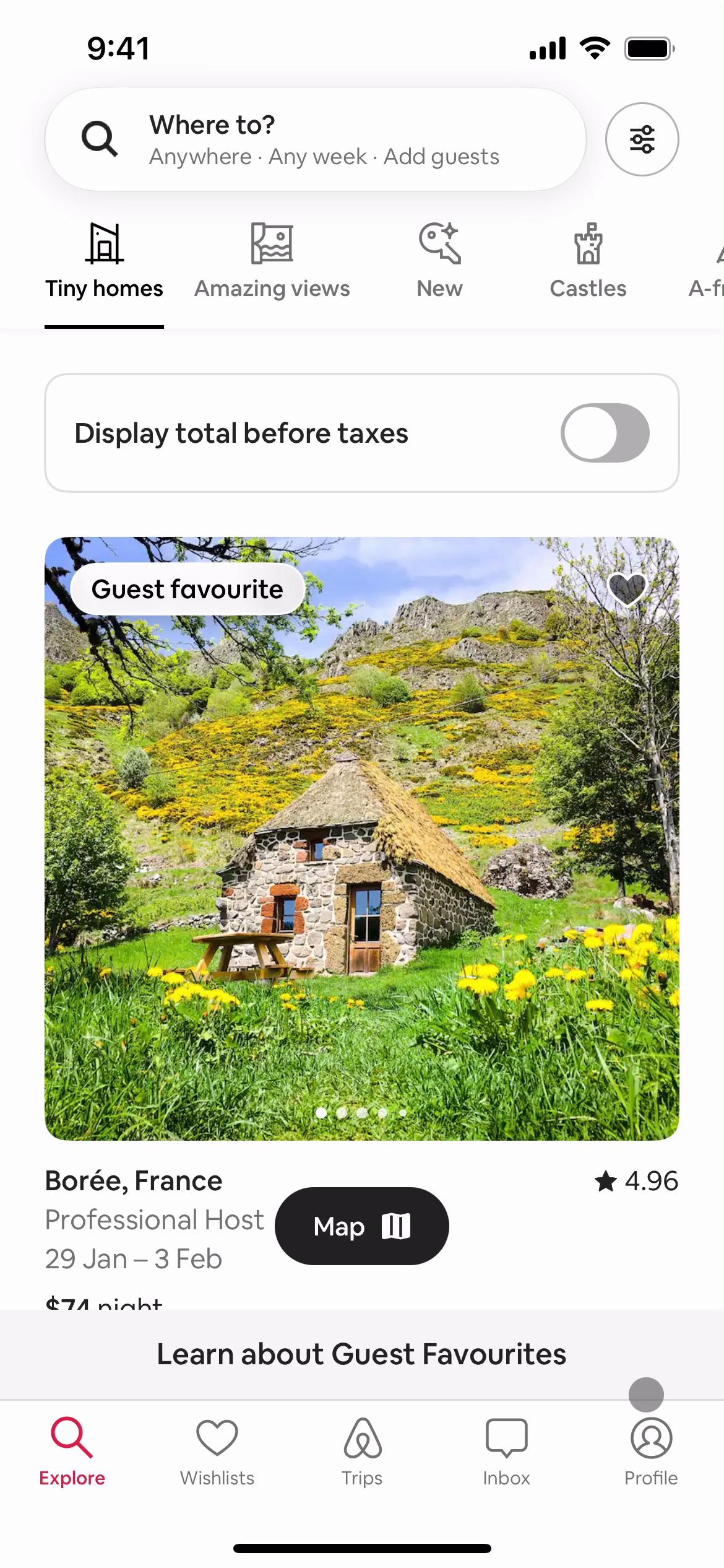 Giving feedback on Airbnb video screenshot