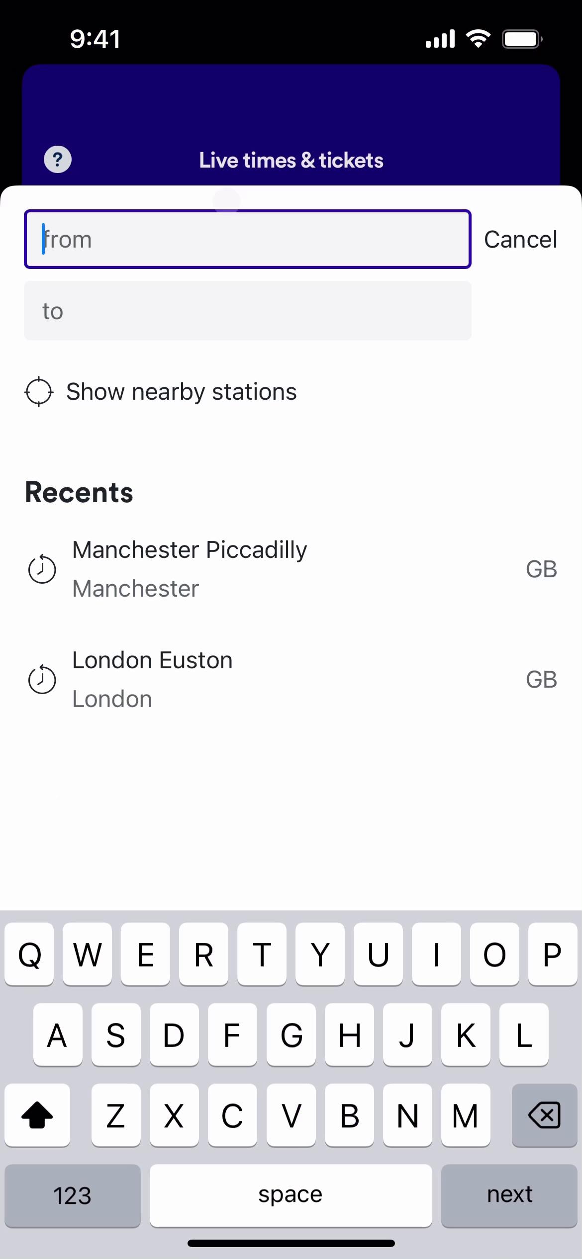 Booking transport on Trainline video screenshot