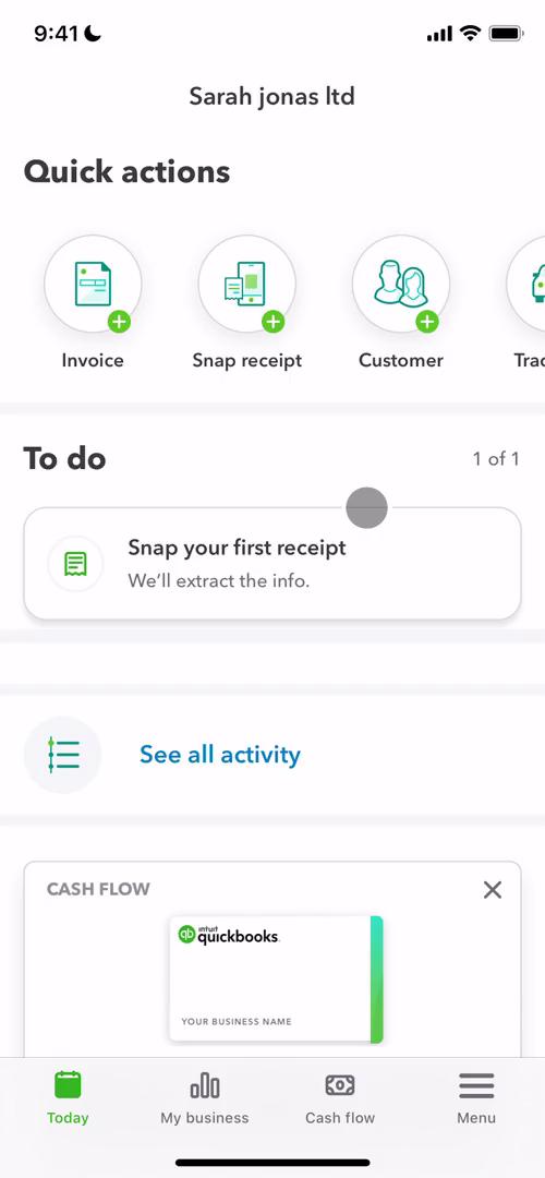 Connecting an integration on QuickBooks video screenshot