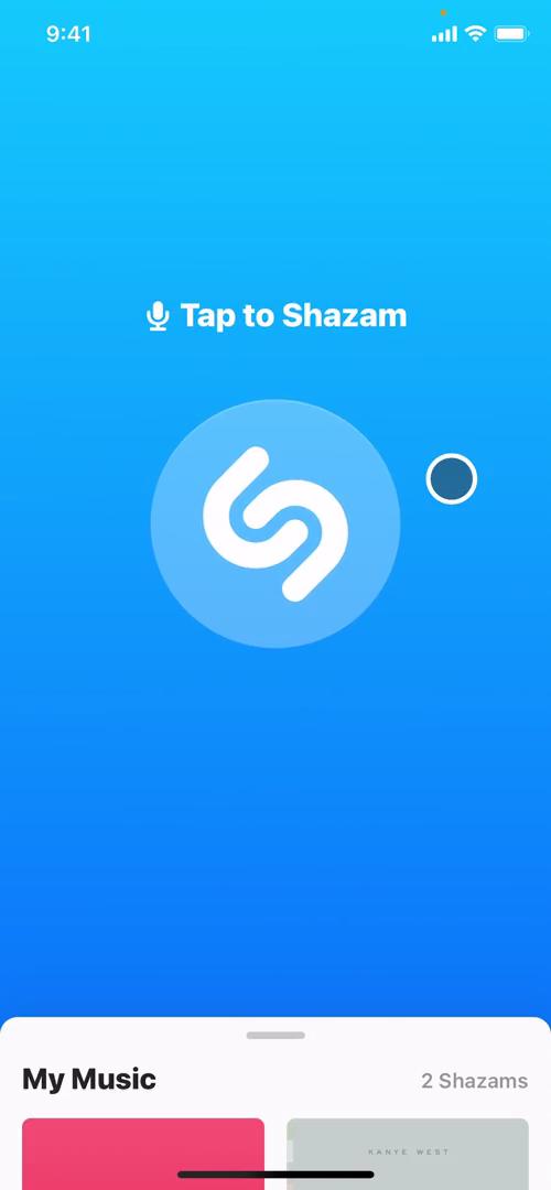 General browsing on Shazam video screenshot
