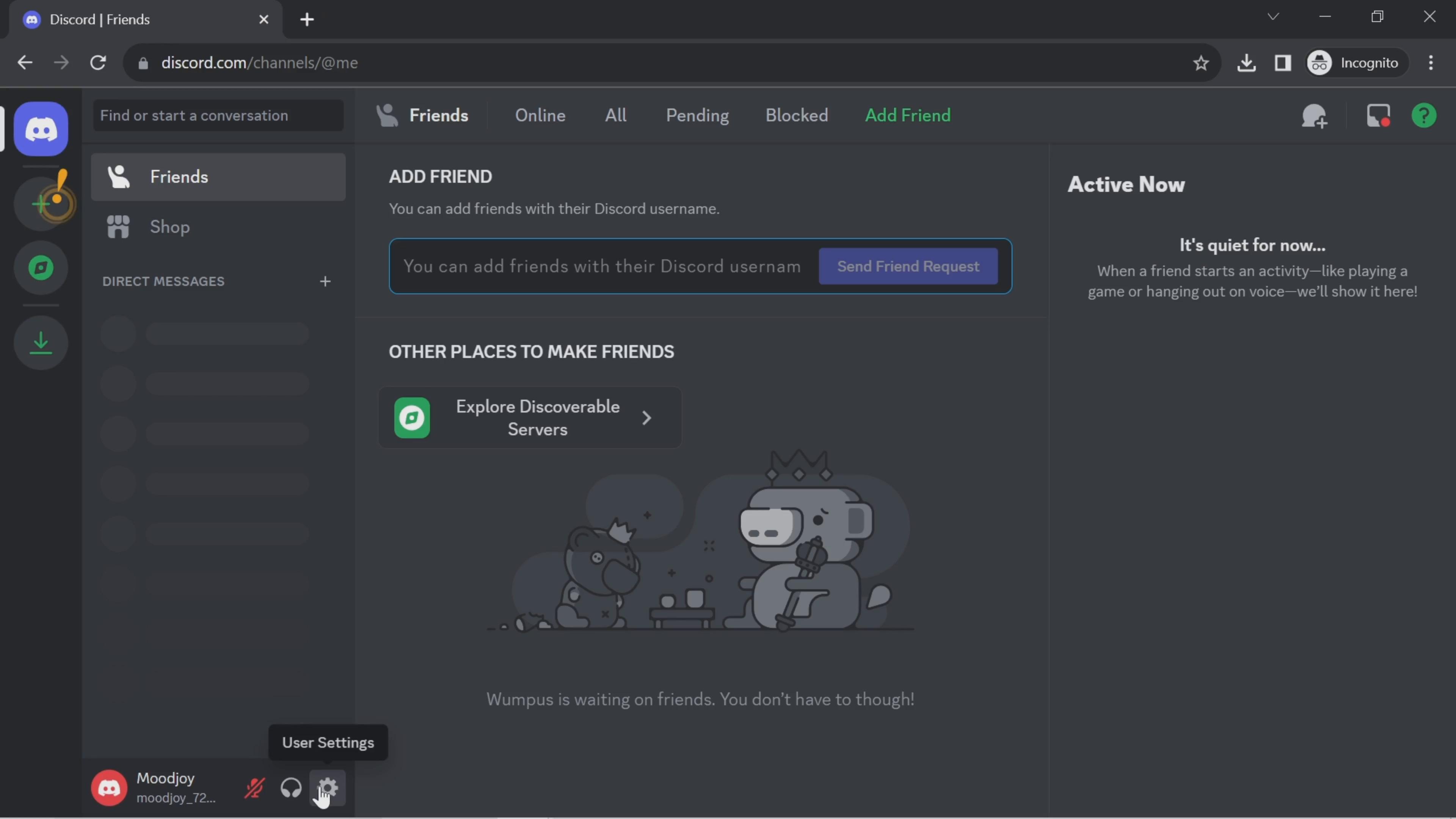 Deleting your account on Discord video screenshot