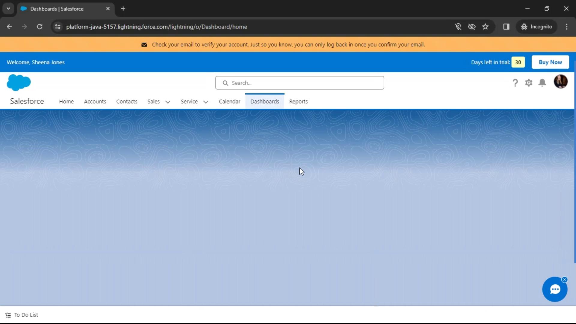 Creating a folder on Salesforce video screenshot