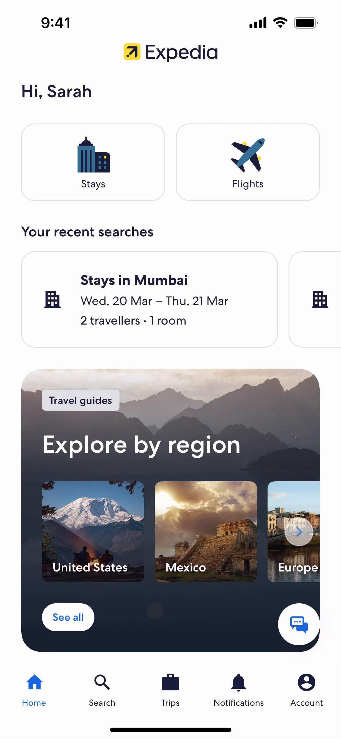 Creating trips on Expedia video screenshot