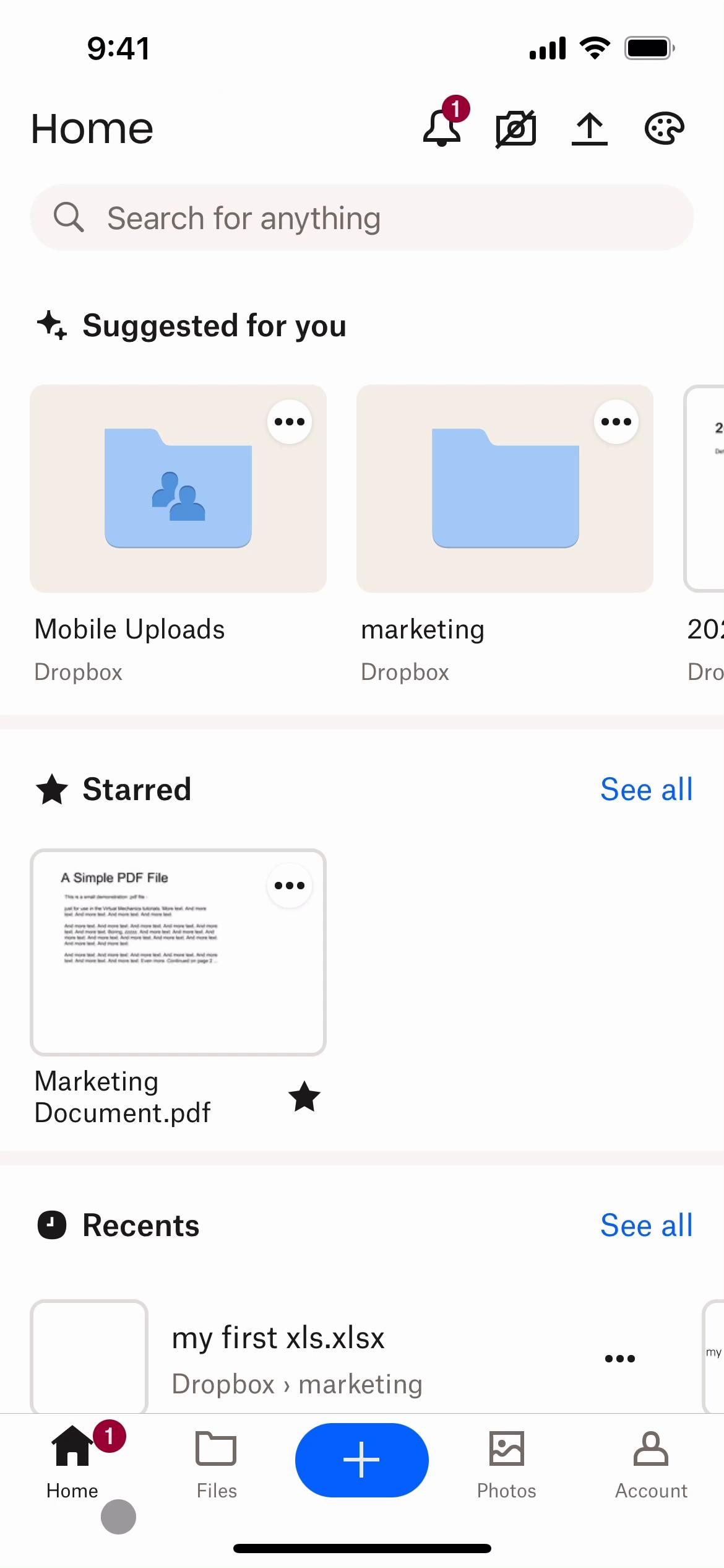 Managing files on Dropbox video screenshot