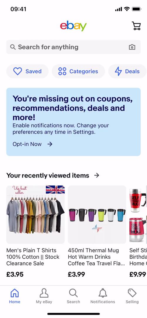 General browsing on eBay video screenshot
