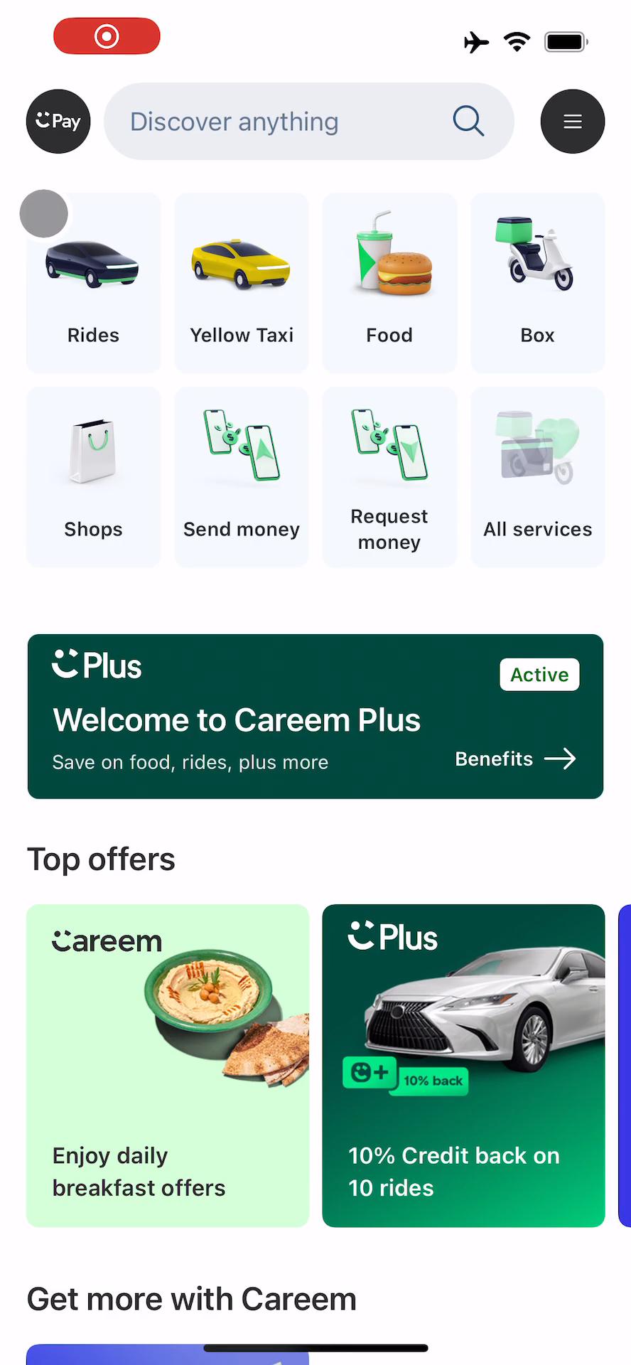 Booking transport on Careem video screenshot