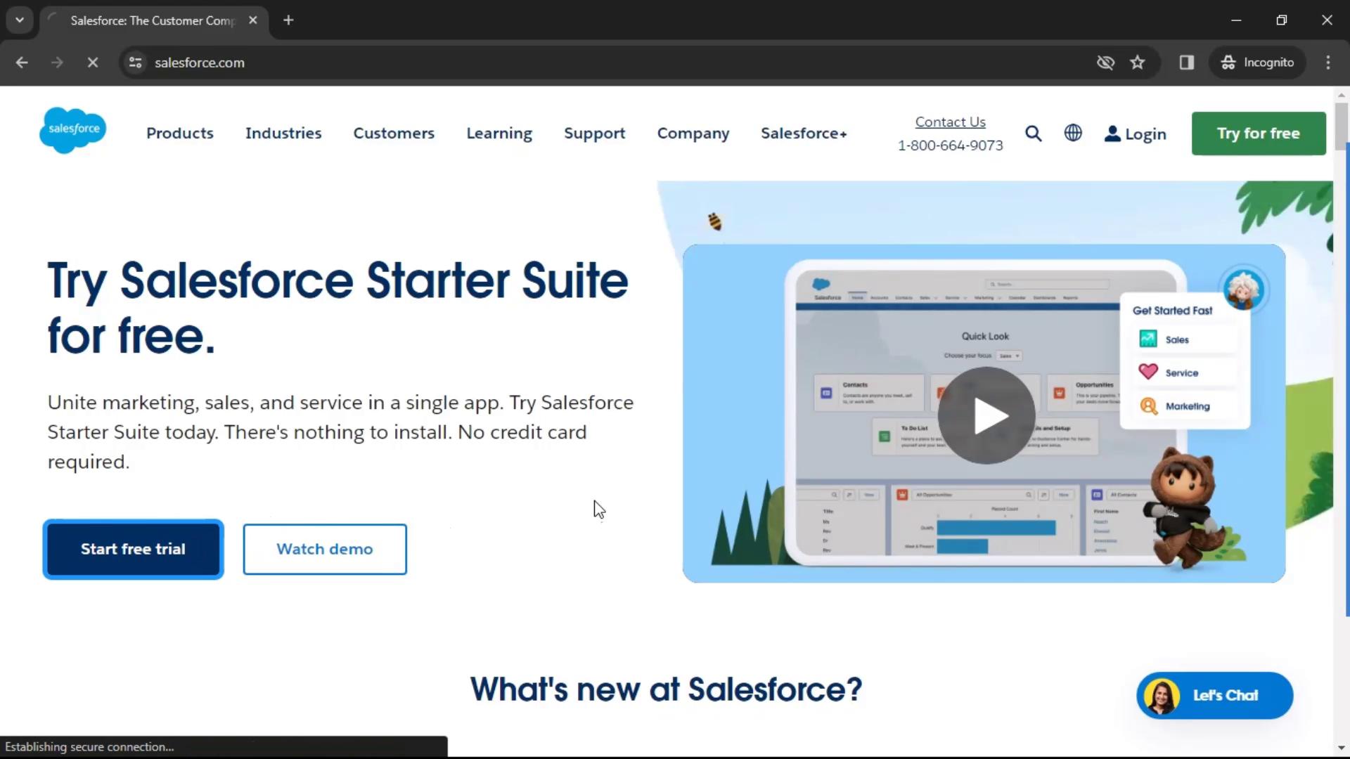 Onboarding on Salesforce video screenshot