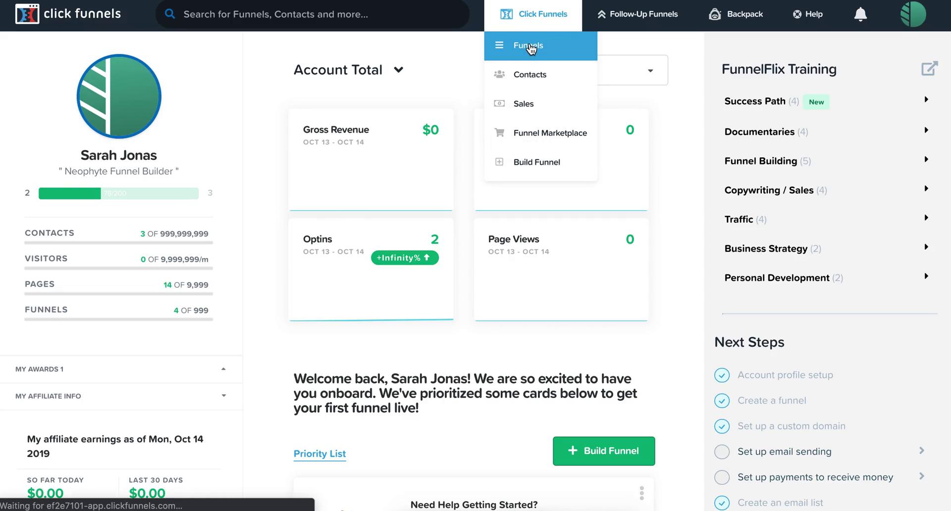 Split testing on ClickFunnels video thumbnail