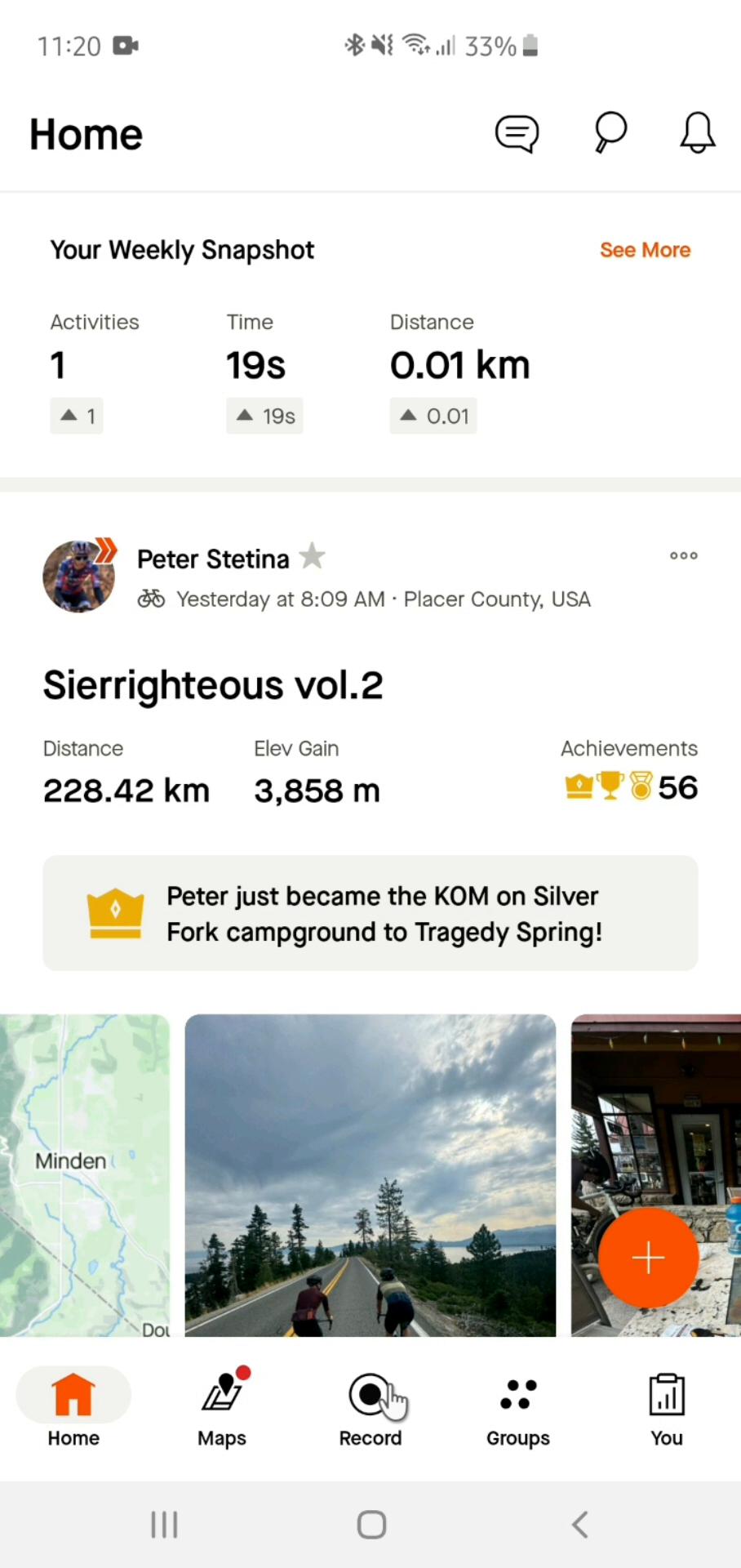 Starting an activity on Strava video thumbnail