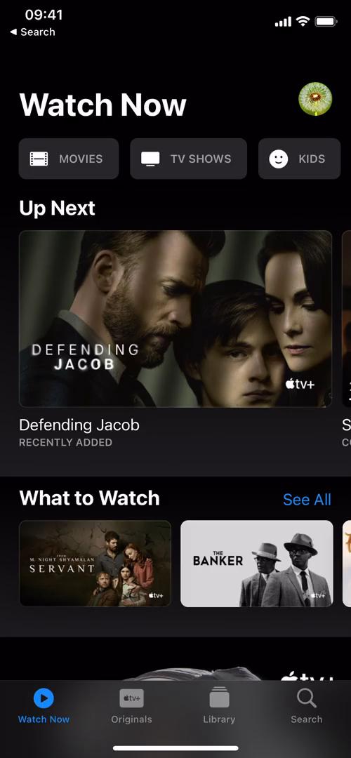 Watching video on Apple TV video screenshot