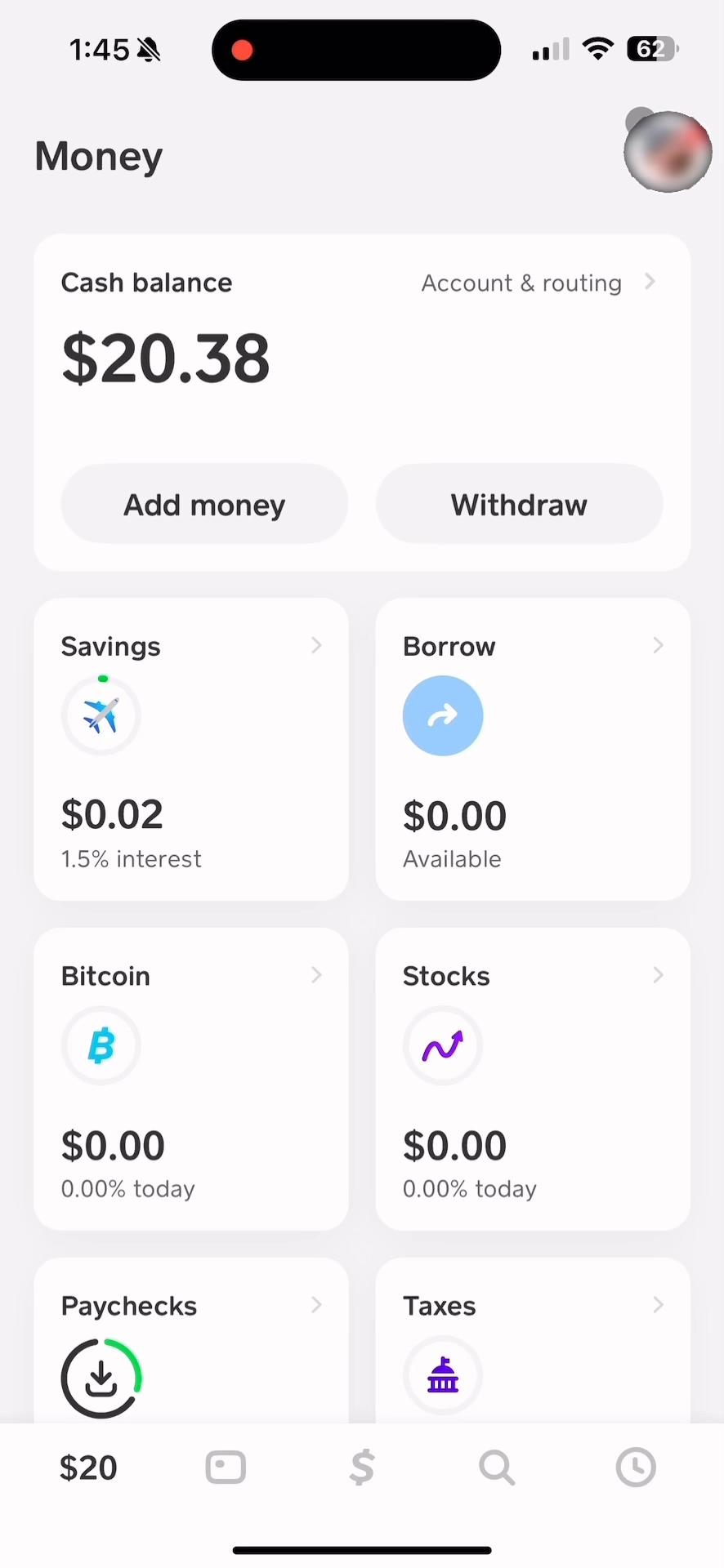 Updating your profile on Cash App video screenshot