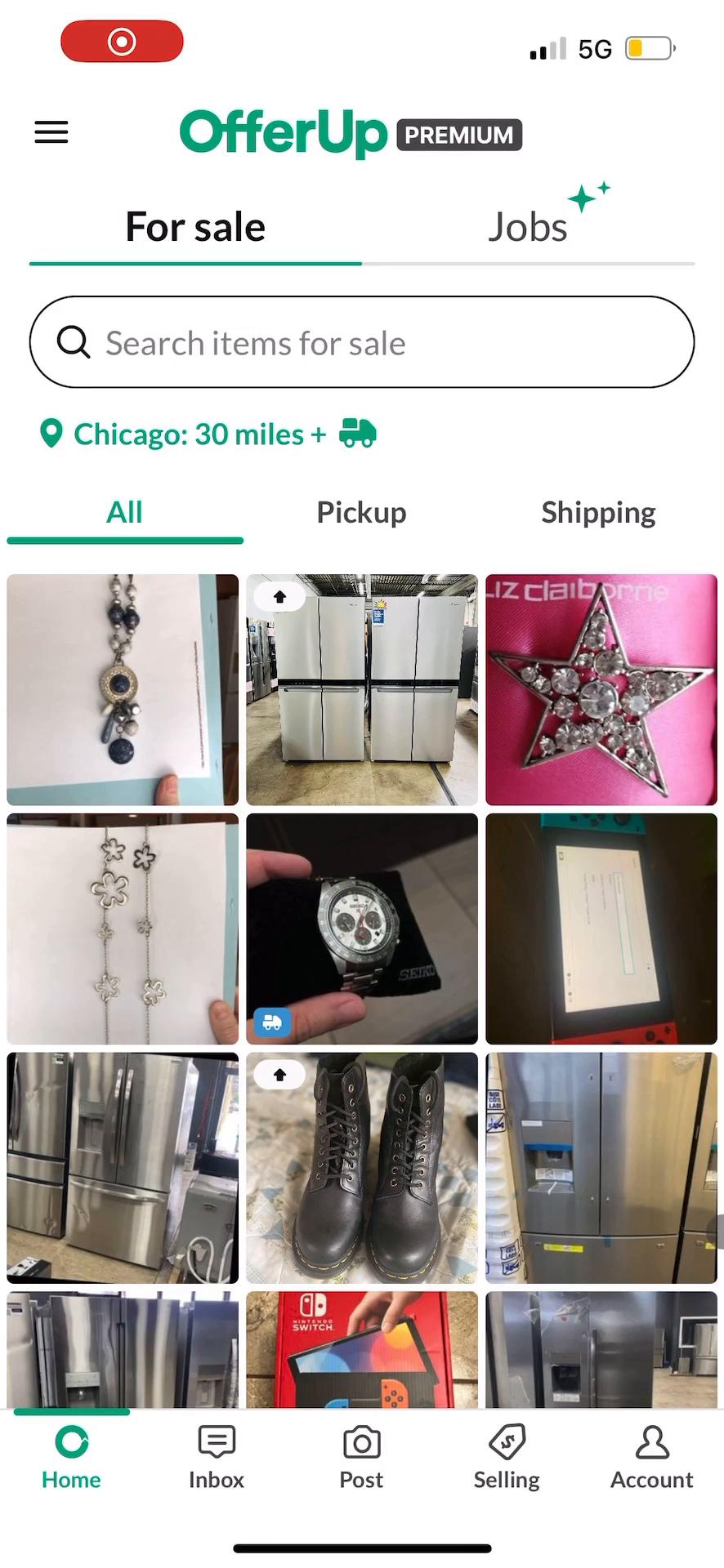 Listing a product on OfferUp video screenshot