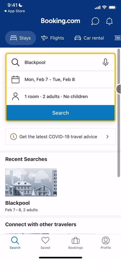Finding flights on Booking.com video screenshot