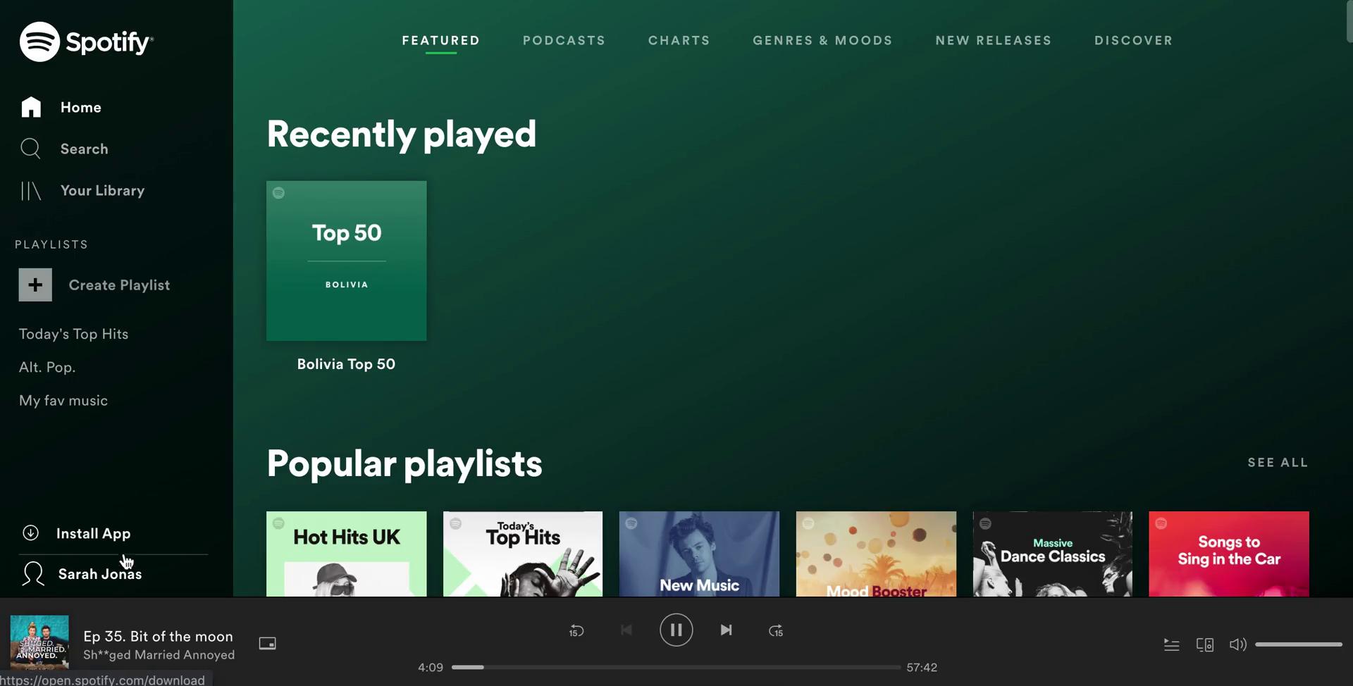 Downgrading your account on Spotify video screenshot