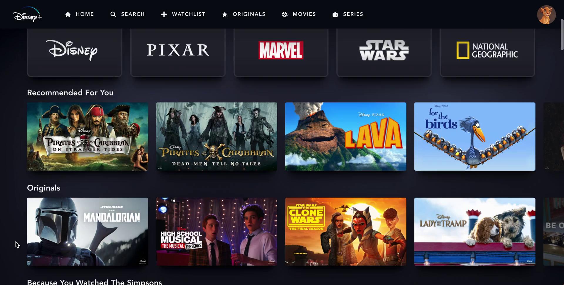 Saving on Disney+ (video & 5 screenshots)