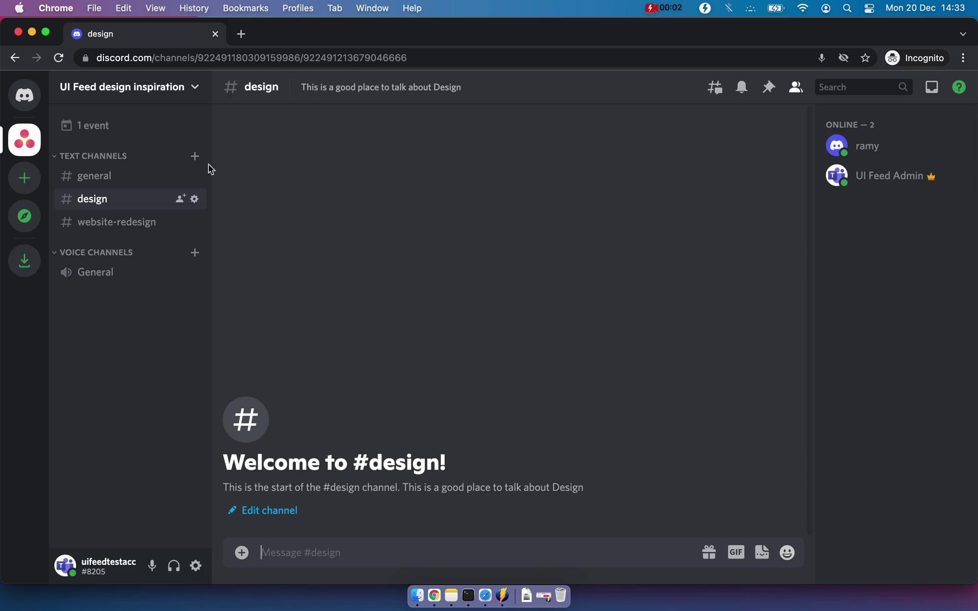 Creating a channel on Discord video screenshot