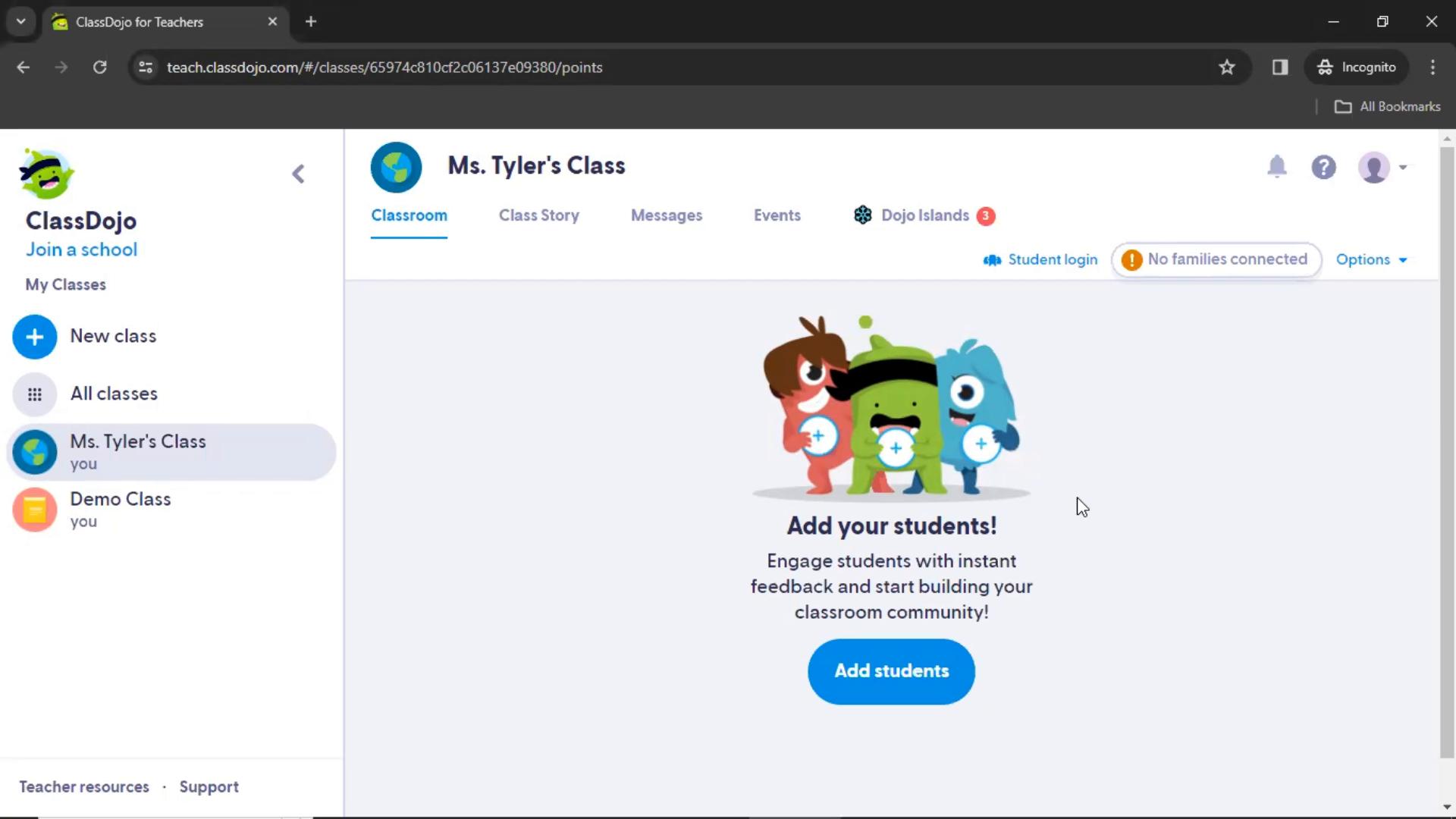 Adding a student on ClassDojo video thumbnail