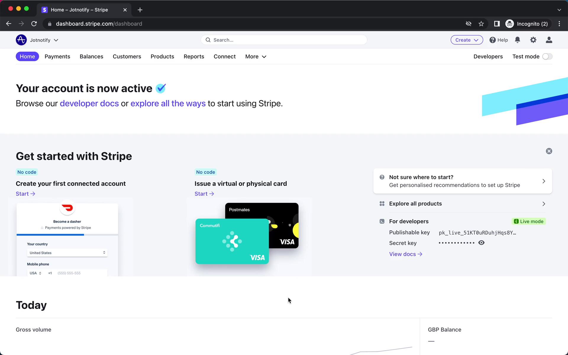 Deleting your account on Stripe video screenshot