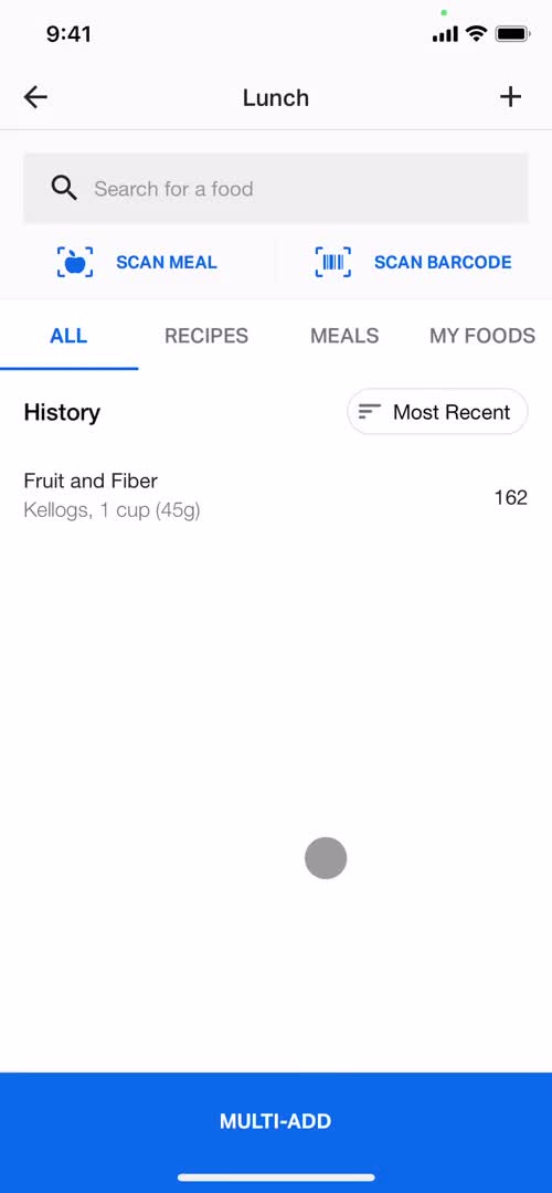 Tracking activity on MyFitnessPal video thumbnail