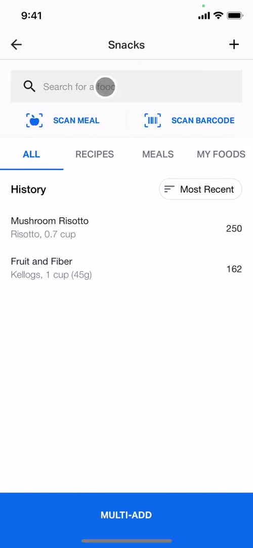 Tracking activity on MyFitnessPal video thumbnail