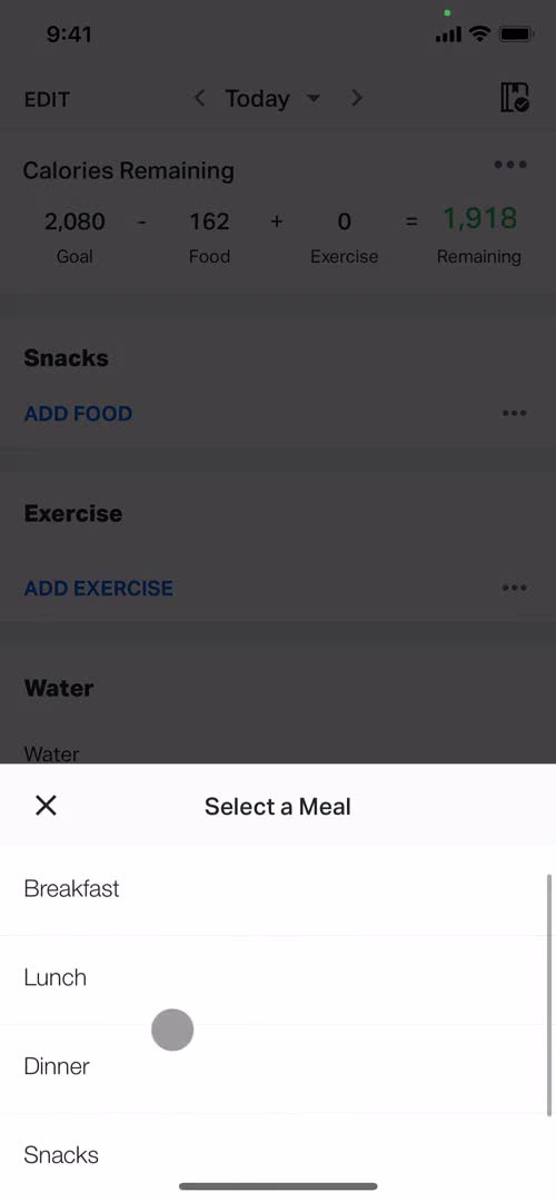 Tracking activity on MyFitnessPal video thumbnail