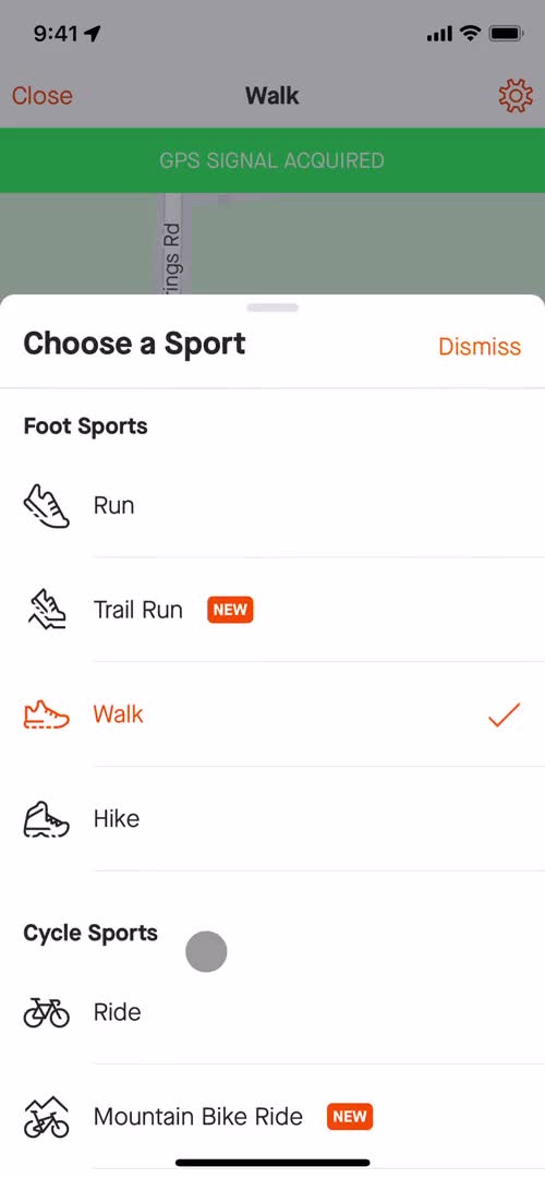 Tracking activity on Strava video thumbnail