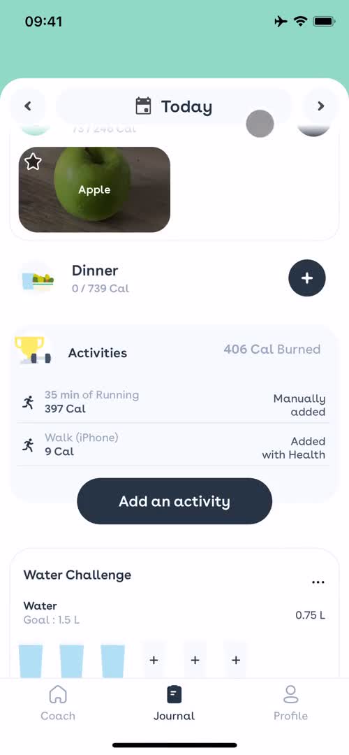 Tracking activity on Foodvisor video thumbnail