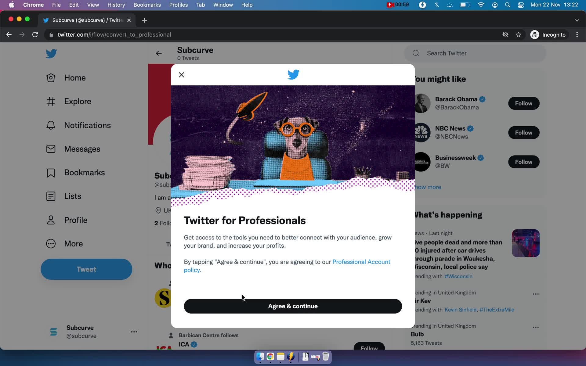 Updating your profile on Twitter video thumbnail