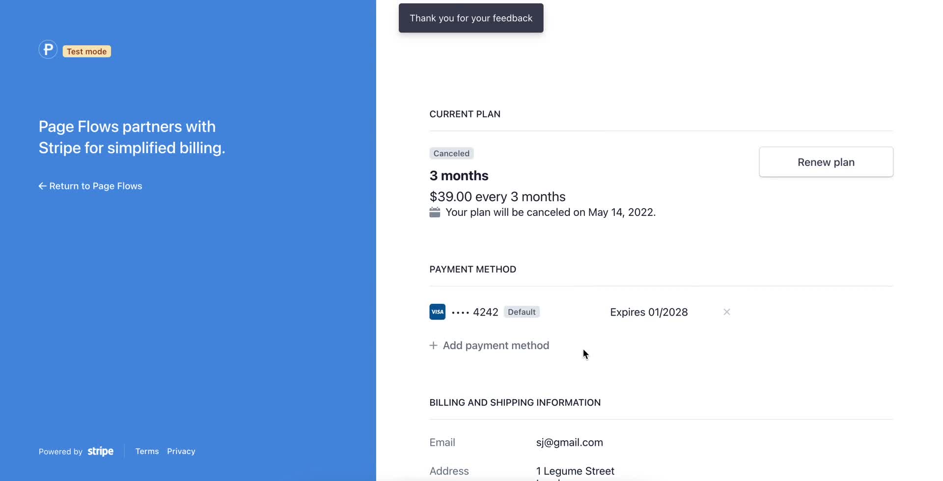 Updating payment settings on Stripe video thumbnail