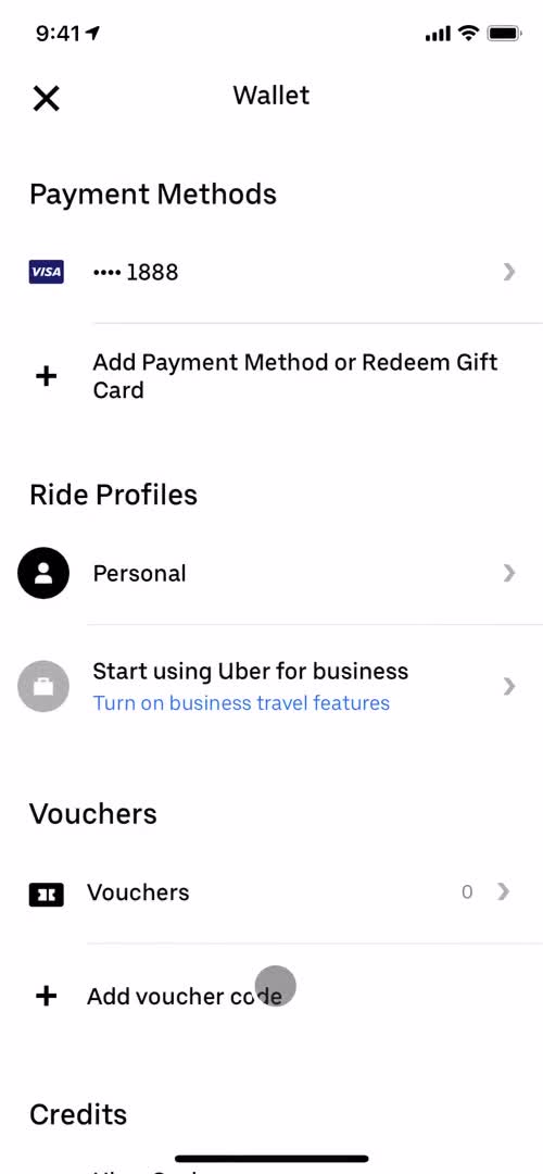 Updating payment settings on Uber video thumbnail