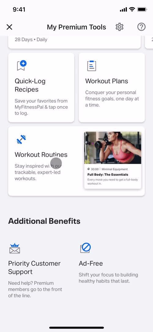 Upgrading your account on MyFitnessPal video thumbnail