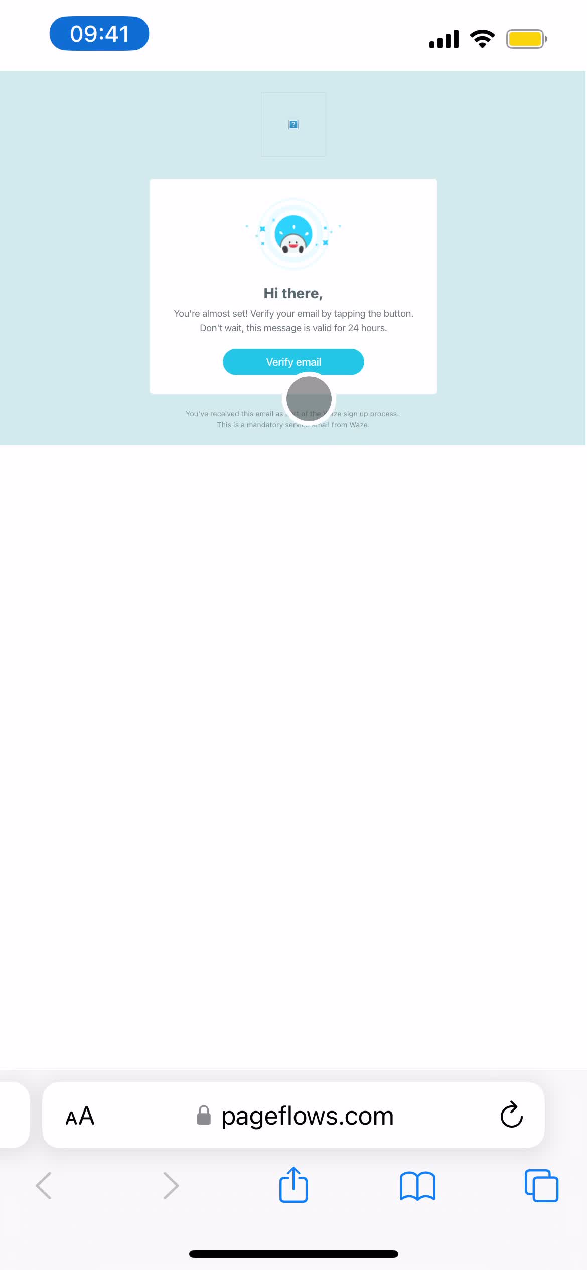 Onboarding screenshot