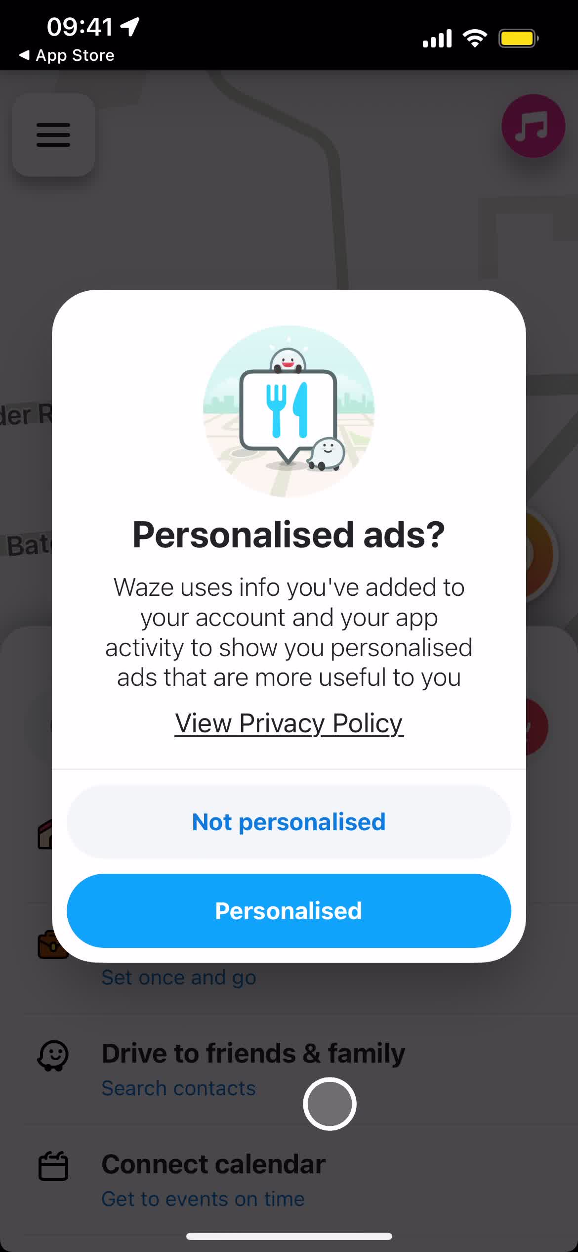 Enable personalized ads video thumbnail