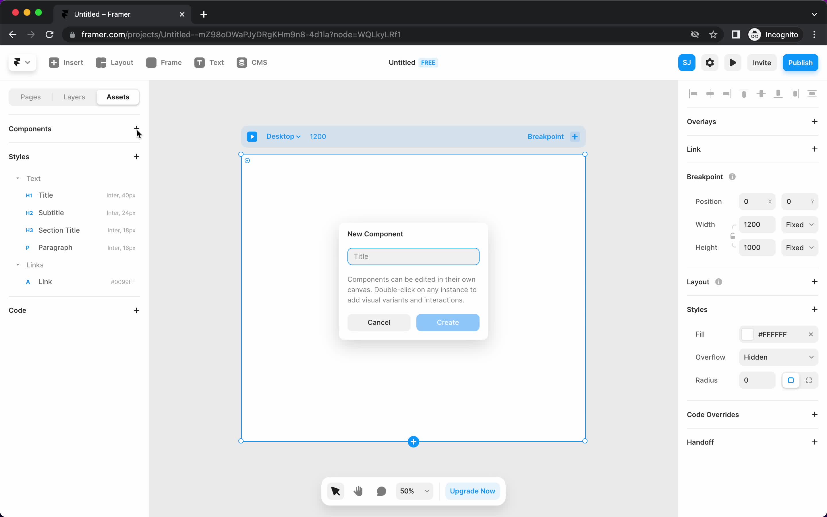 Creating a website screenshot