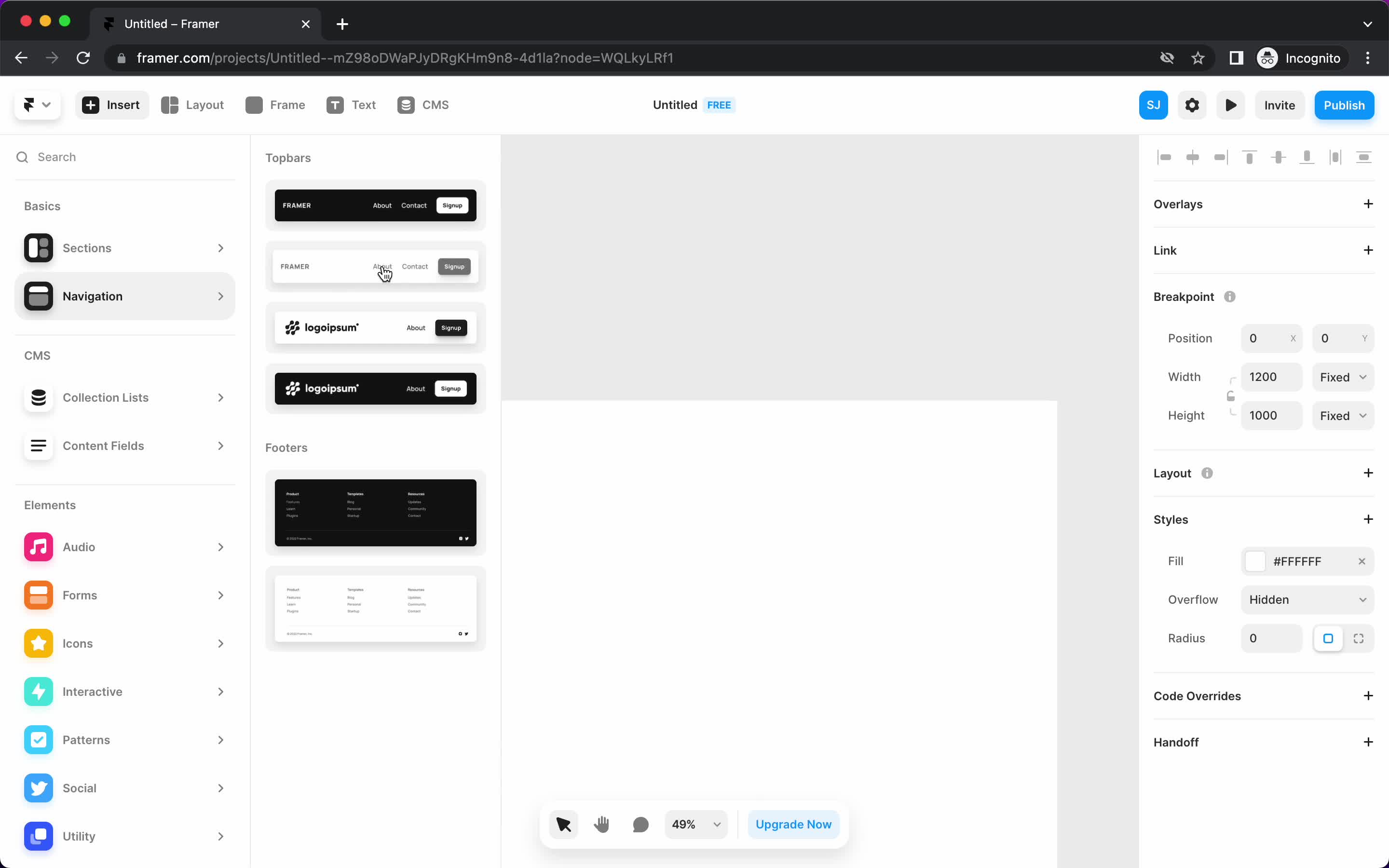 Creating a website screenshot