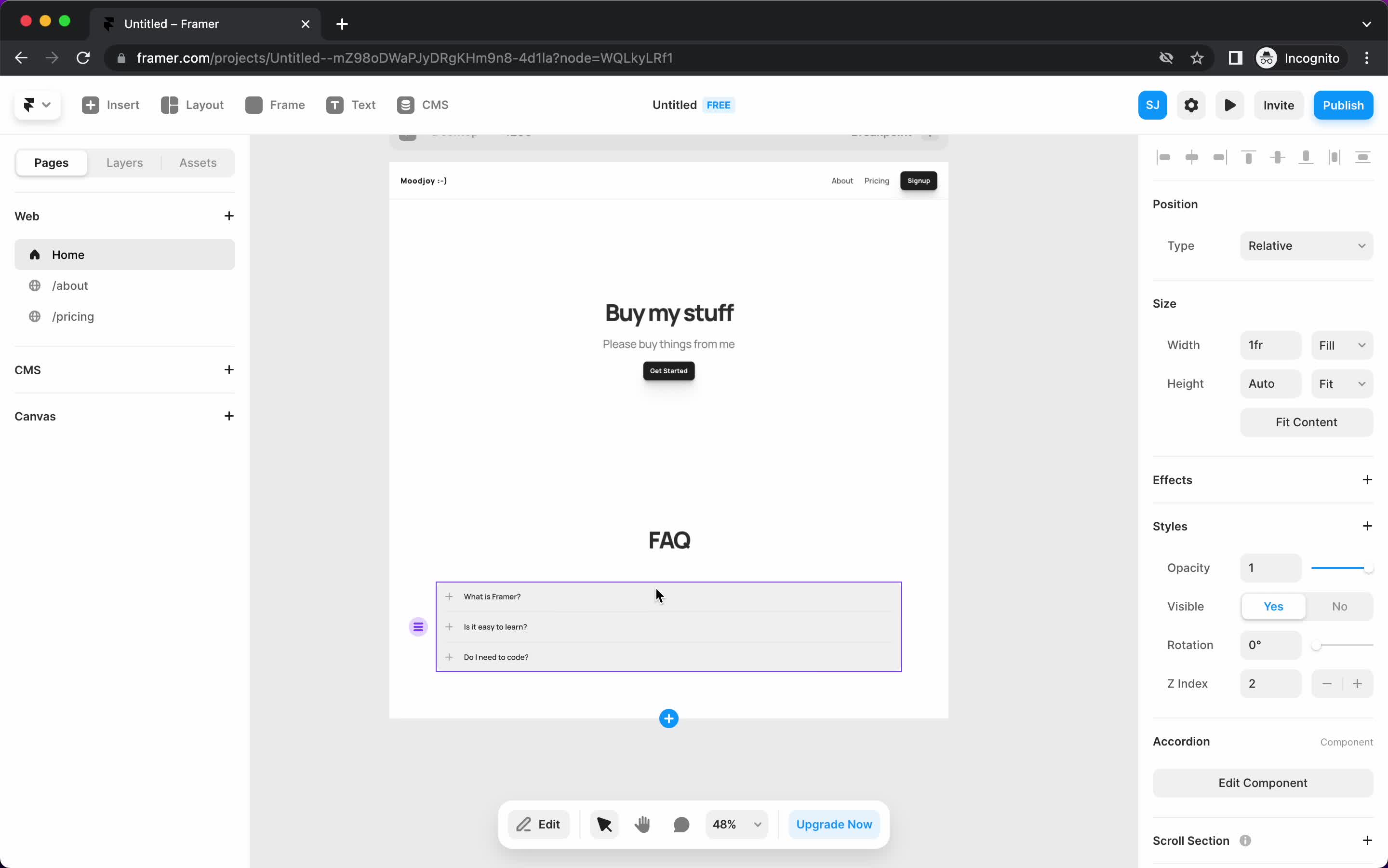 Creating a website screenshot