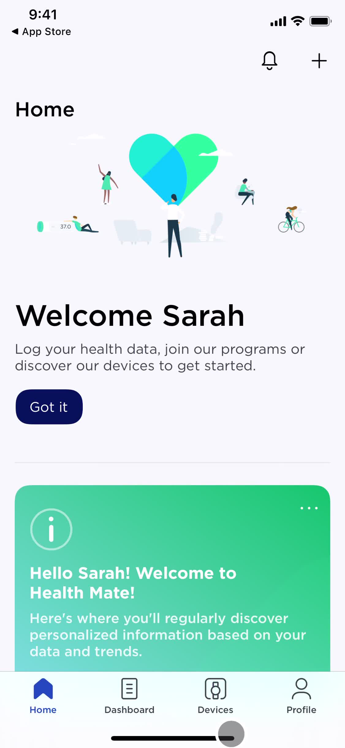 Onboarding screenshot