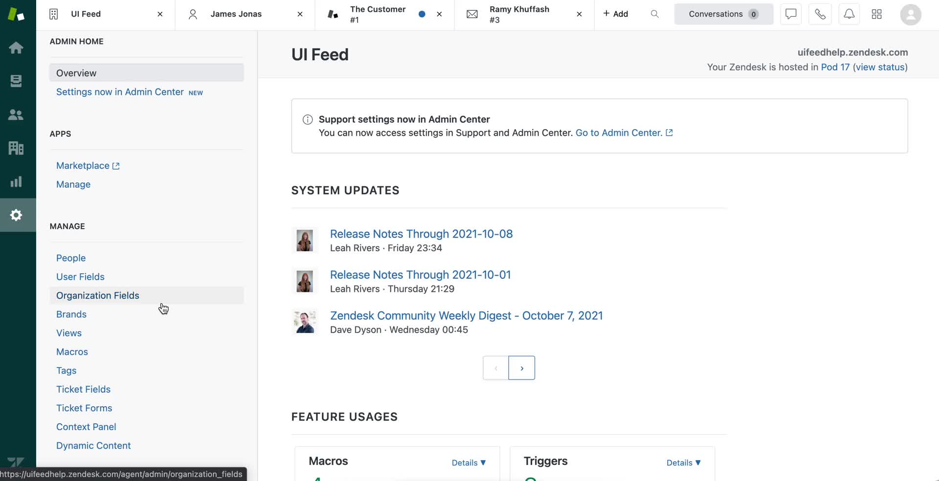 Screenshot of Admin on Creating an automation workflow on Zendesk user flow