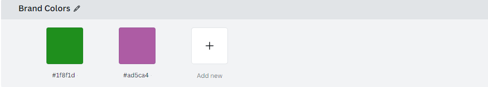 A Page Flows screenshot of Canva’s Color function in the Brand Kit category.