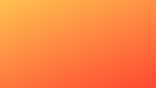 An orange background whereby the lightest tone of orange is in one corner, and the darkest tone is in the opposite corner. 
