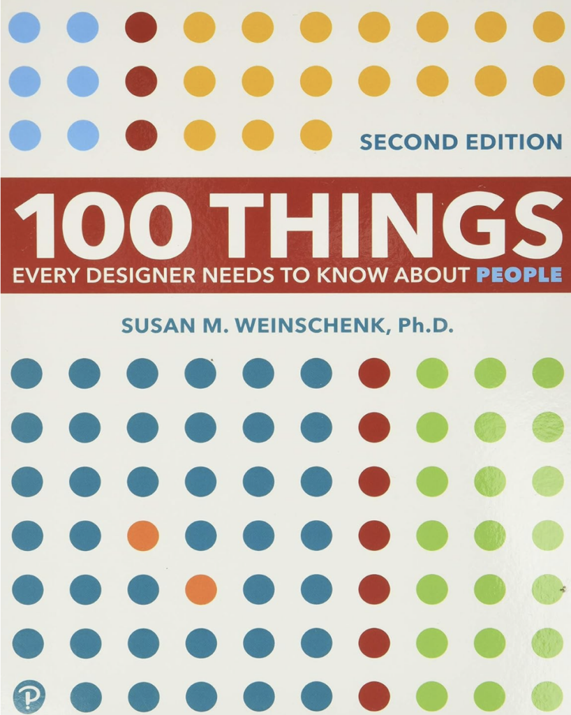 Page Flows’ screenshot from Amazon of 100 Things Every Designer Needs to Know About People by Susan Weinschenk.