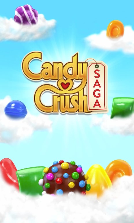  A Page Flows screenshot of Candy Crush’s Android app cover art. 