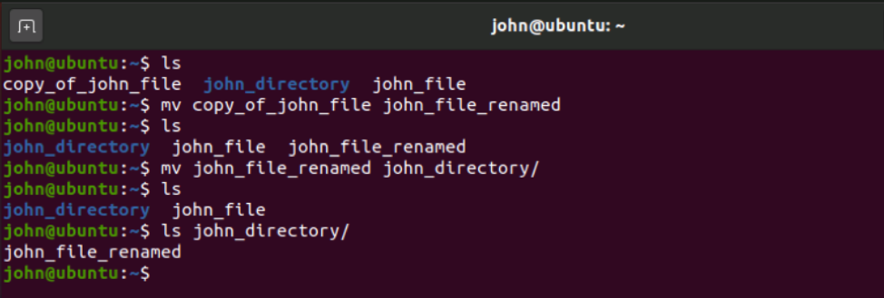 A Page Flows screenshot of a Linux Journal example of a command line interface. 