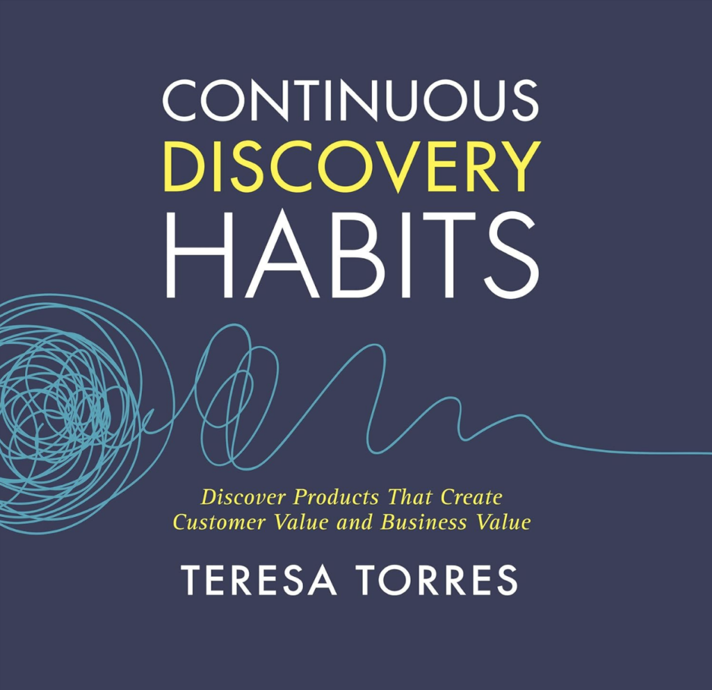 Page Flows’ screenshot from Amazon of the cover of Continuous Discovery Habits by Theresa Torres.