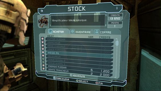 A Page Flows screenshot from Pinterest of Dead Space’s holographic user interfaces. 