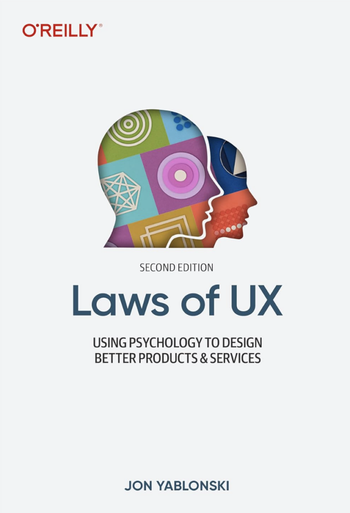 Page Flows’ screenshot from Amazon of the cover of the Laws of UX by Jon Yablonski.