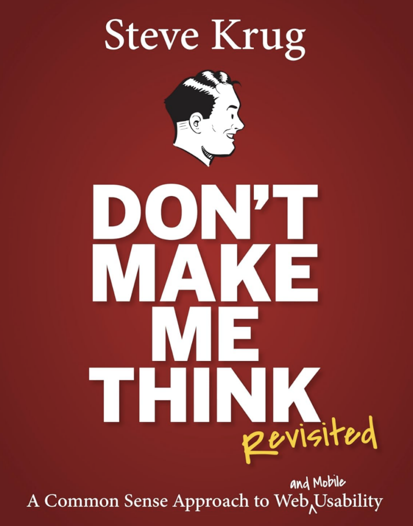 Page Flows’ screenshot from Amazon of the cover of Don’t Make Me Think, Revisited, by Steve Krug.
