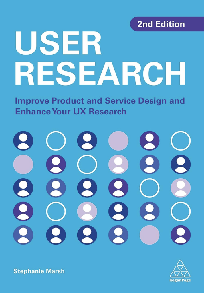 Page Flows’ screenshot from Amazon of the cover of User Research by Stephanie Marsh.